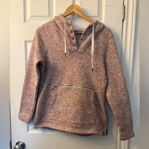 LIV outdoor hooded pullover sweater jacket size medium